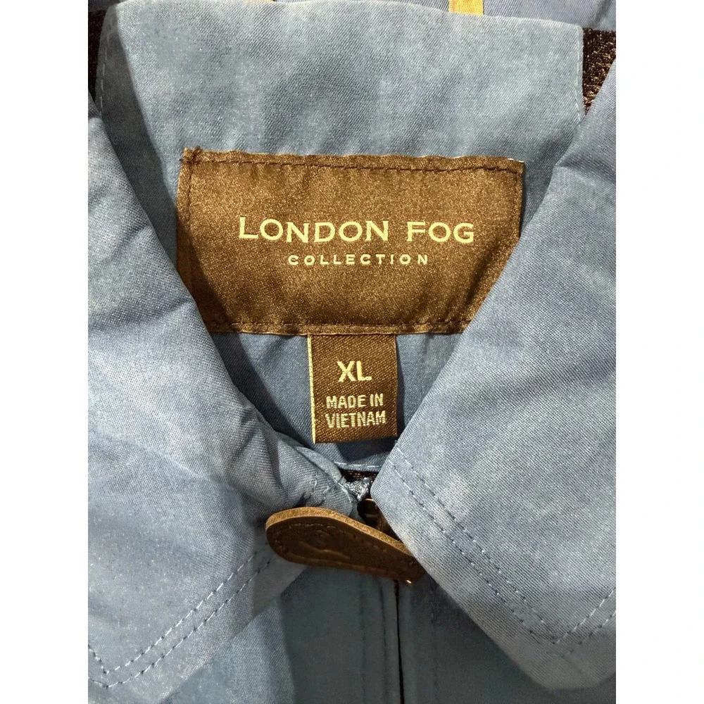 London Fog Light Weight Men's‎ Zip Front Golf Jacket, Size XL NWT